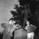 Julispelen på Strömvallen. 10 juli 1953.
