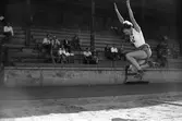 Gästrikland - Hälsingland. Friidrott på Strömvallen.         26 juli 1953.
