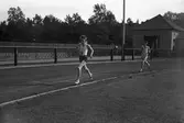 Gästrikland - Hälsingland. Friidrott på Strömvallen.         26 juli 1953.
