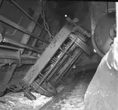 SJ krock på stationsområdet. 24 februari 1953.
