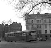 Bomhuslinjen får nya spårvagnar. 20 mars 1953.
