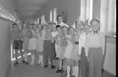 Nynässkolan har musikavslutning. 18 maj 1953.