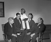 Mejeriföreningen smör- och ostexpo på Baltic. 28 oktober 1953.