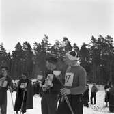 Konsum Alfa. Skidtävling vid Rödjningen. 9 mars 1941.