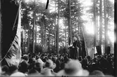 Majdemonstration 1927 i Boulognerskogen
