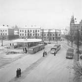 Busstationen vid Stortorget

