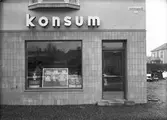 Konsum Alfa butik. Datum 1 februari 1948











