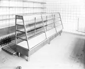 Konsumbutik med en tom disk

