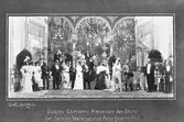 Gustav Esmann: Alexander den Store. Der danske Teaterselskab Peter Fjelstrup 1906. Gustav Esmann. Född 1860, död 1904. Dansk journalist, författare, manusförfattare och konferencier. Alexander den Store, ett lustspel som uruppfördes i Köpenhamn år 1900.
Peter Fjelstrup. Född 1866, död 1920. Dansk skådespelare och teaterledare. Under åren 1905 1908 drev han ett resande teatersällskap.

