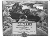 Diplom för Göteborgspokalen.
Erövrad av Karl Humble.
på Dodge Brothers Internationella Vintertävlingen i Sverige för Automobile
1928