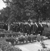 Valbos nya kyrkogård, invigningen den 14 juni 1936.