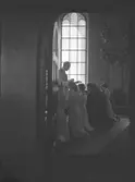 Konfirmation för pastor Cedermark i Älvkarleby.             1 augusti 1955.
