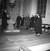 Barndop i Heliga Trefaldighetskyrkan, Gävle.               26 november 1955.
Bengt Brundell, Staketgatan 29, Gävle