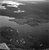 Gefle Dagblad, flygbild. Oktober 1938.