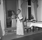 Landshövdinskan, fru Lingman. 10 november 1956.