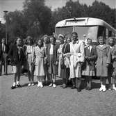 Danska skolbarn. År 1948. Arbetarbladet.