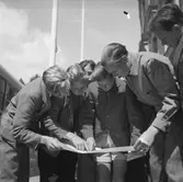 Danska skolbarn. År 1948. Arbetarbladet.