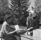 Skärmbildsundersökning. År 1948. Reportage i Gefle Dagblad för landstinget.