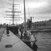 Metodistbåten, Gävle inre hamn. 12 juni 1948.