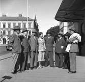 Folkets Hus delegater i Gävle. 1 september 1948. Reportage för Arbetarbladet.