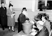 Valbilder tagna under valdagen. 19 september  1948.
