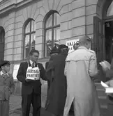 Valbilder tagna under valdagen. 19 september  1948.

