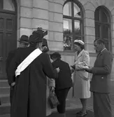 Valbilder tagna under valdagen. 19 september  1948.
