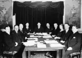 Posttjänstemännens förening 1936, styrelsemöte.