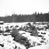 Reportage för Gefle Dagblad. Landstormstävlingarna. 1939