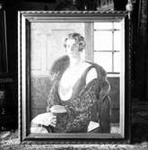 Fru Anna  Ahlgren. Oljemålning. 1939