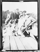 Majorska Masrelieng. Kopia av amatörbild. Ronneby, sommaren 1913. Reproduktion den 14 februari 1940