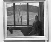 Reportage för Gefle Dagblad. Från länsutställning i stadshuset

