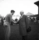 Reportage för Gefle Dagblad. Idrottstävling på Strömvallen



