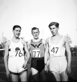 Reportage för Gefle Dagblad. Idrottstävling på Strömvallen


