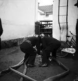 Eldsvåda på Centralgatan.


