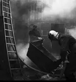 Eldsvåda på Centralgatan.


