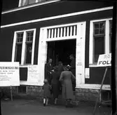 Reportage för Gefle Dagblad. Stadsfullmäktigeval 1938

