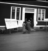 Reportage för Gefle Dagblad. Stadsfullmäktigeval 1938

