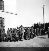 Rekrytering av Landstorm på Hälsinge regemente
