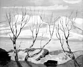 Den 12 april 1942. Tavlor av konstnärerna Leander, Engström m. fl.