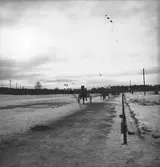 År 1937. Gefle-Dala Travbana. Häst. Reportage för Gefle Dagblad