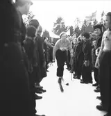 Februari 1938. Fettisdagstävling skidåkning.