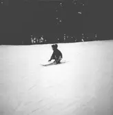 Vinter 1937. Skidkurs för barn. Reportage för Gefle Dagblad