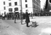 April 1938. Beväringsinryckning. Korum. Reportage för Gefle Dagblad
