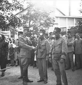 År 1938. Kamratmöte vid Kungsbäck. Reportage för Gefle Dagblad
