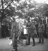 År 1938. Kamratmöte vid Kungsbäck. Reportage för Gefle Dagblad
