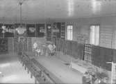 Juni 1938. Hemslöjdsutställning, Vesterbergs folkhögskola. Reportage för Gefle Dagblad
