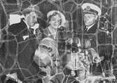 Reportage om norskt fartyg för Arbetarbladet den 12 september 1949. Gävle Varv anlades 1873. Efter en konkurs 1921 bildades Gefle Varfvs och Verkstads Nya AB, som bland annat tillverkade oljecisterner och utrustningar till pappersmassefabriker. På 1940-talet återupptogs skeppsbyggeriet.