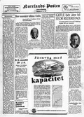 Tidningar för kliché. Norrlands-Posten. 31 maj 1945.