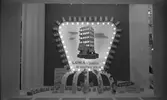 Reklam av Luma glödlampa i Konsum Alfa butik. 1945.